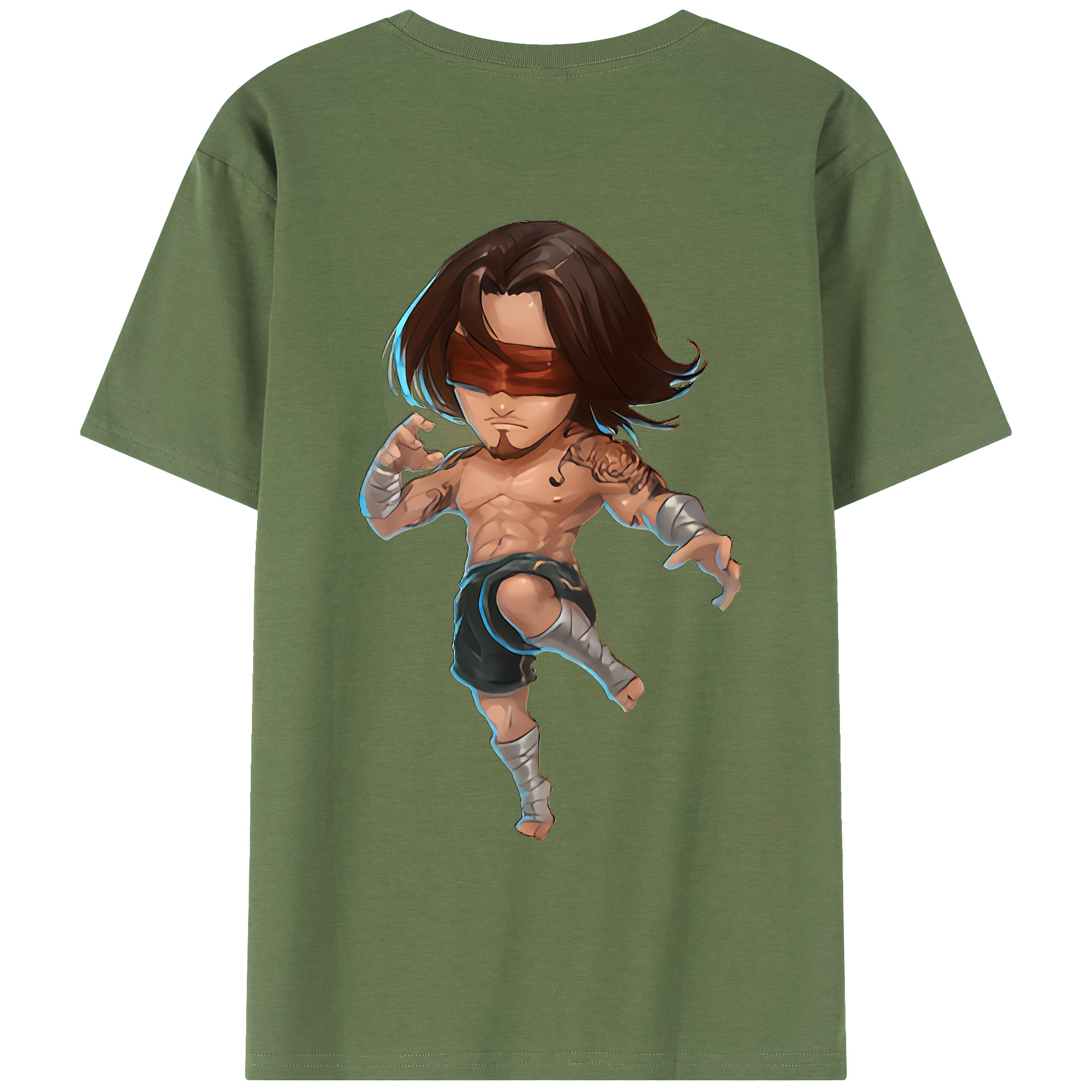 （画像用） リーグ・オブ・レジェンド League of Legends LOL 綿100％ メンズ半袖Tシャツ（バックプリント） 通気性